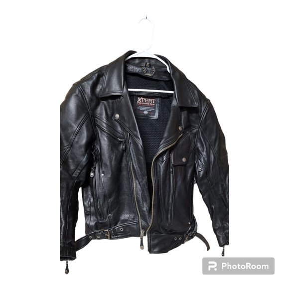 Men's XPERT Motorcycle Leather Jacket - Picture 4 of 6